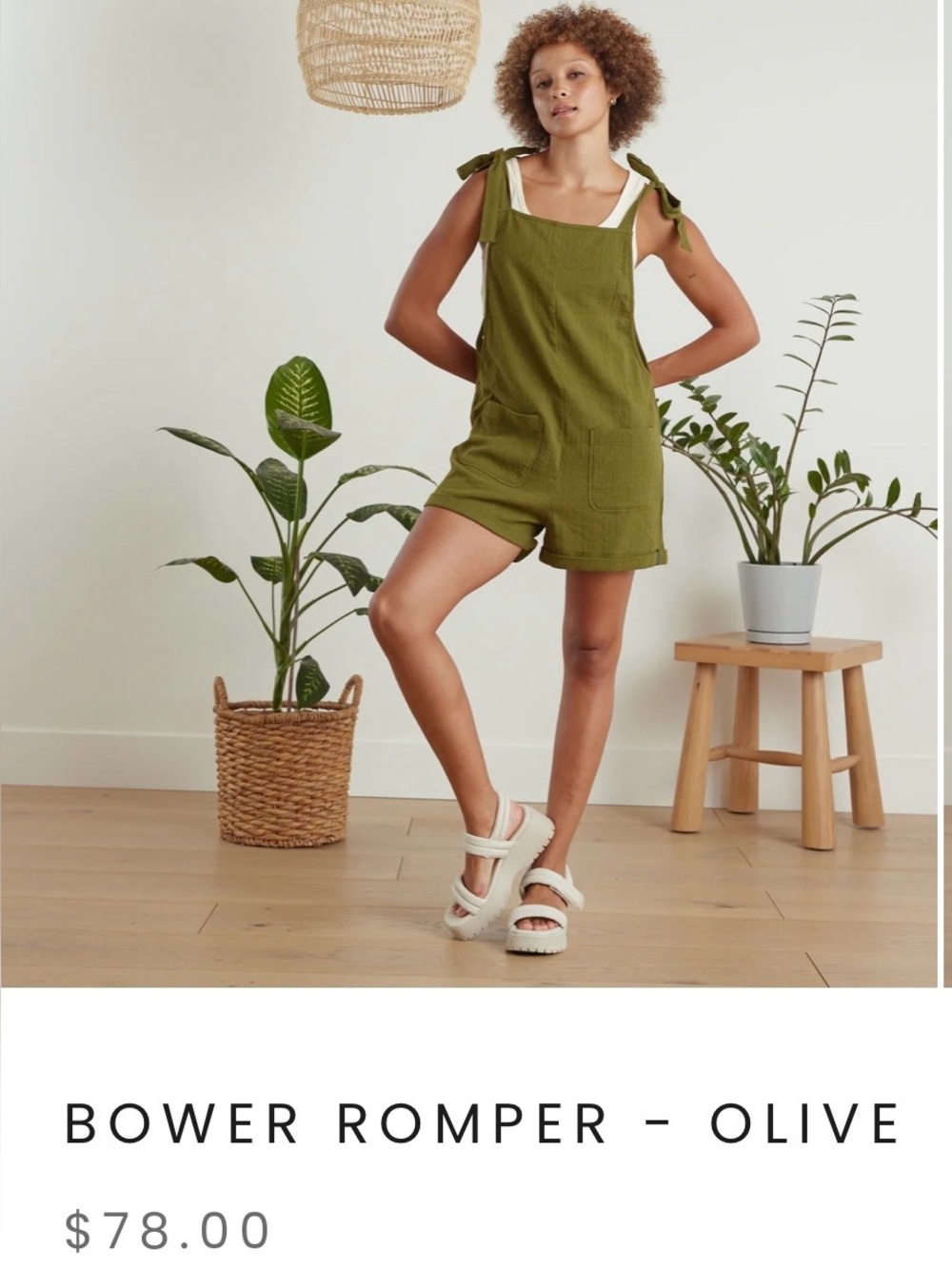 Known Supply Organic Cotton Romper